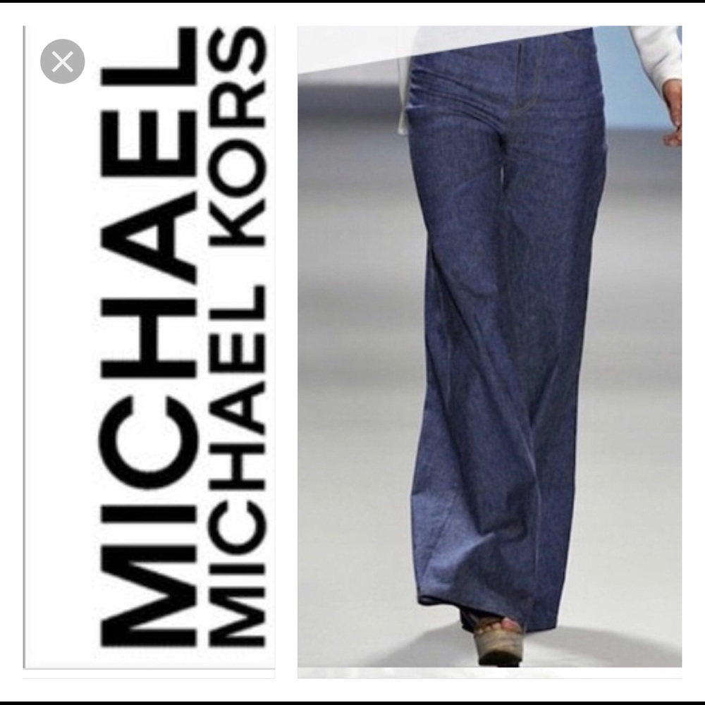 KORS jeans 100% cotton Sz 6 33” inseam